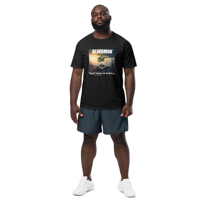 They Tried To Bury Us by Blindman Unisex sports jersey