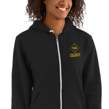 Load image into Gallery viewer, The Happy Community Band [POSH COLLECTION] - GOLD EMBROIDERY LOGO - UNISEX w/ ZIPPER