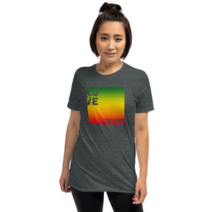 1 Love - The Happy Community V1 Short-Sleeve Unisex T-Shirt