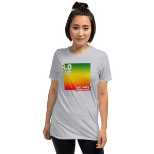 1 Love - The Happy Community V1 Short-Sleeve Unisex T-Shirt