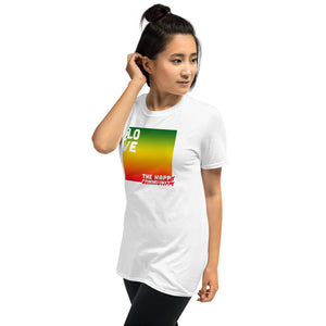 1 Love - The Happy Community V1 Short-Sleeve Unisex T-Shirt