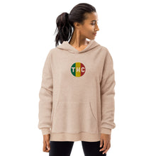 Load image into Gallery viewer, The Happy Community Band [POSH COLLECTION] - THC TRICOLOUR EMBROIDERY Unisex DELUXE Sueded Fleece Hoodie
